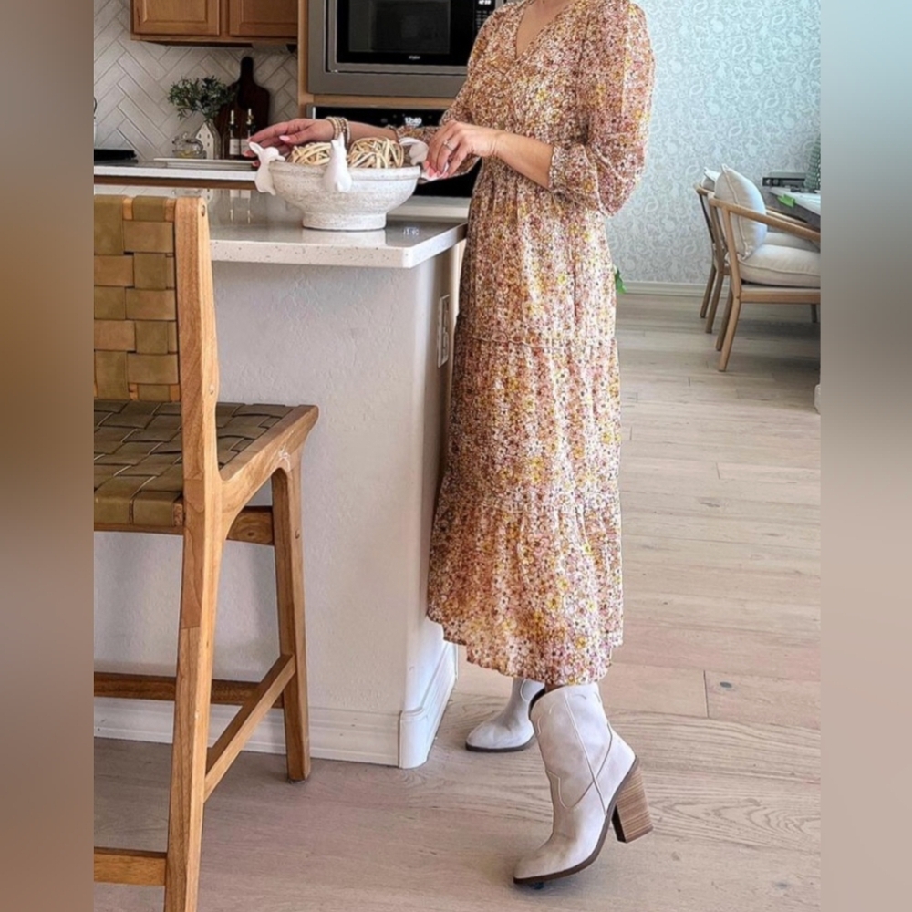 Sincerely Jules Floral Tiered Dress